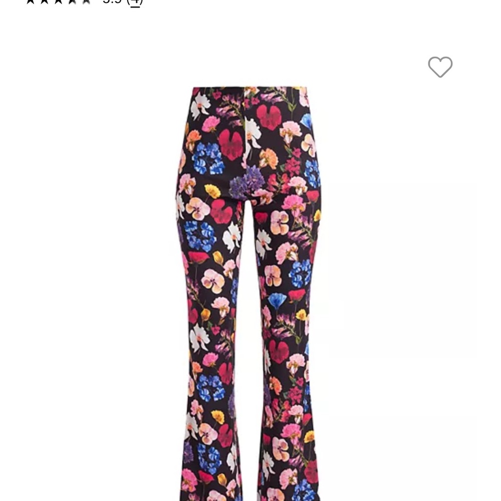 Alice + Olivia Black Leggings with Sleek Design
